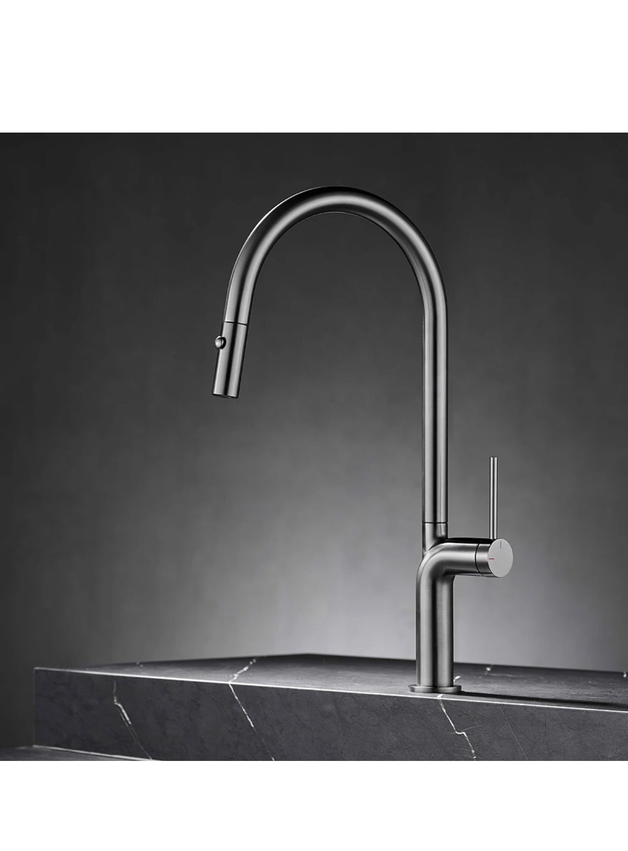 AvaMalis 2 ways sprayers  kitchen faucet brass gun gray flexible pull out kitchen bar sink faucet pull down sprayer