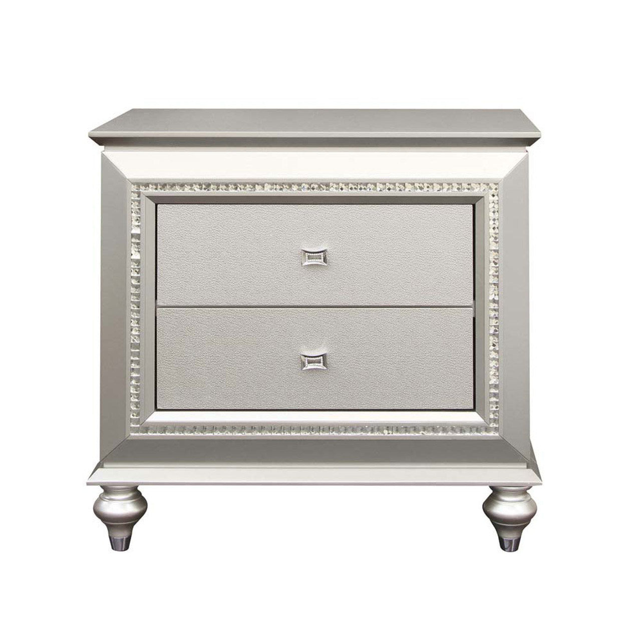 ACME Kaitlyn Nightstand in Champagne 27233