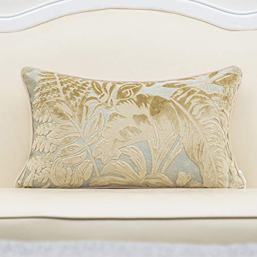 Fionn Embroidered Velvet Pillow Cover Navy Blue