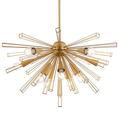 AvaMalis A|M Lighting  Black  Island Lighting,10 Lights Sputnik Chandelier