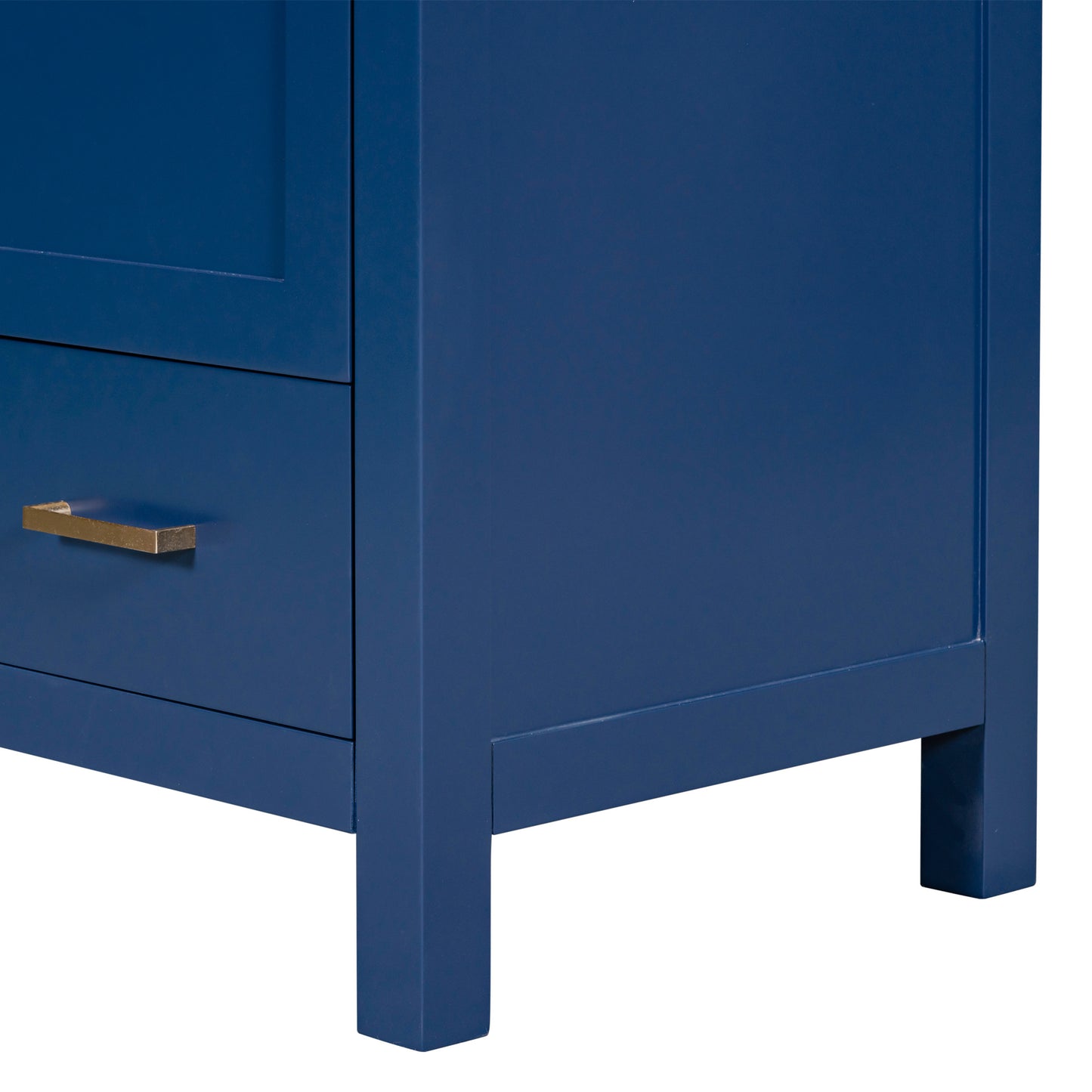 AvaMalis [Cabinet Only] 30" Blue Bathroom Vanity